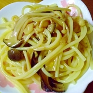 時短★キノコのあんかけパスタ　夕食のついでに